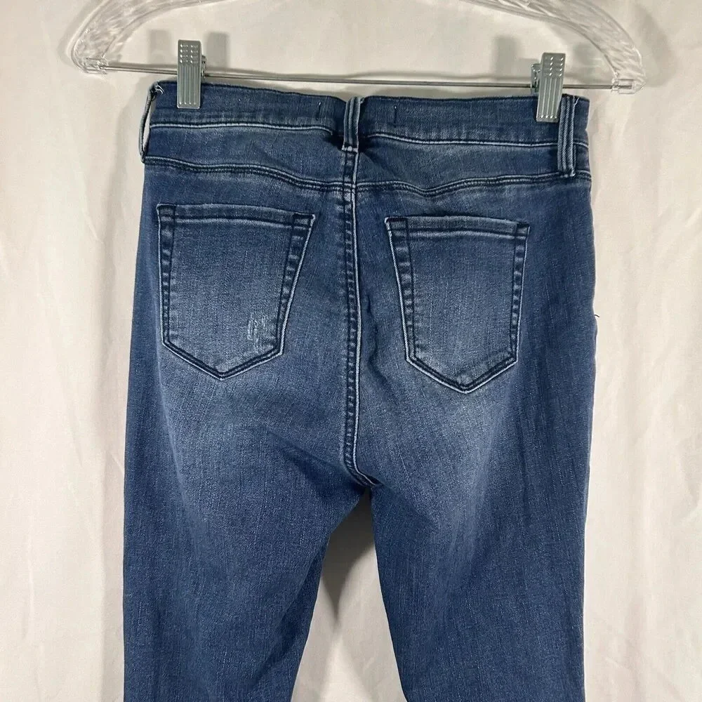 Pacsun Jeggings Women's 25 Mid Wash Denim High Rise Ankle Power Super Stretch